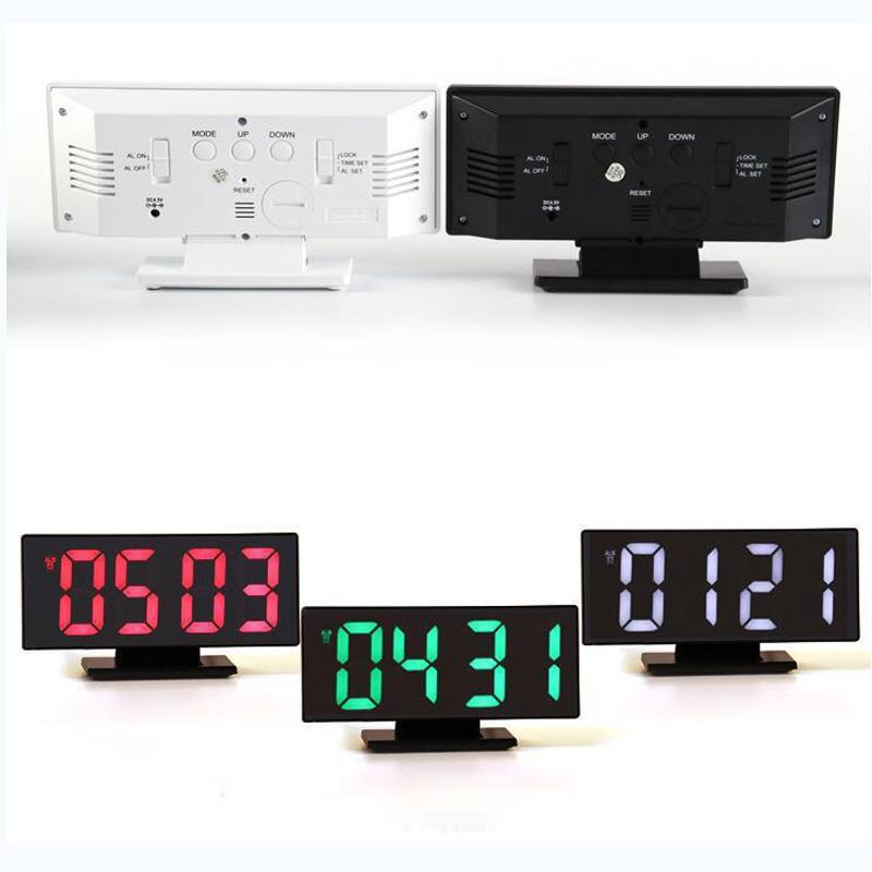 Multifunction LED Mirror Alarm Clock