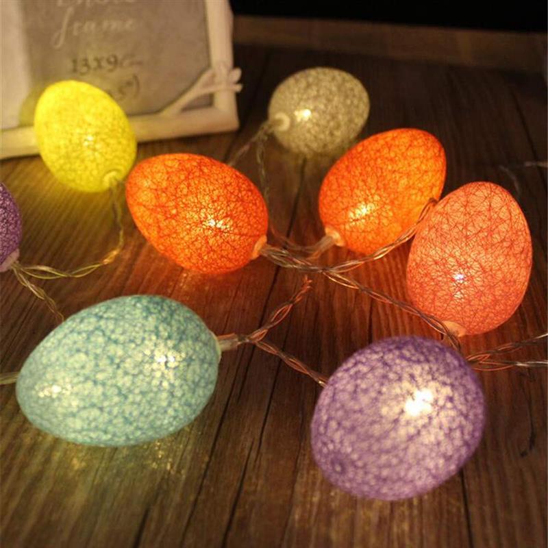 1.8M 10LED 3 Color Egg