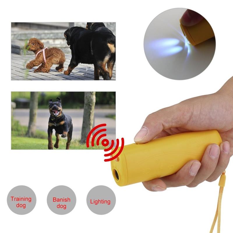 3 in 1 Ultrasonic Dog Repeller